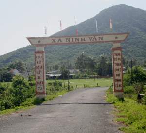 Gates into the city of Ninh Van